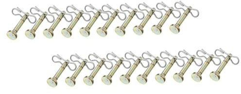UKCOCO 1 set Shear Pin e Cotter Pin per Blower Compatibile Protezione e Ricambio per Decespugliatore e Spazzaneve Materiale per Duraturo Manuale per Installazione Corretta