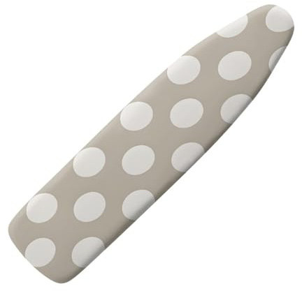 BüGelbrettbezug 120x40 Beige Flecken üBerzug BüGelbrett FüR DampfbüGeleisen, Mit Hitze- Und Dampfreflektion FüR Schnelleres BüGeln, Mit Elastischem Gummizug