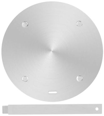 Angoily Plaque D'adaptation pour Plaque à Induction en Acier Inoxydable et Alliage D'aluminium, Rapidement et Uniformément, Adaptée aux Cuisinières à Induction et Gaz