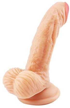 15.5cm Soft Realistic Classic Hands-Free Suction Cup Tool Suitable for Female Night Date Waterproof-3