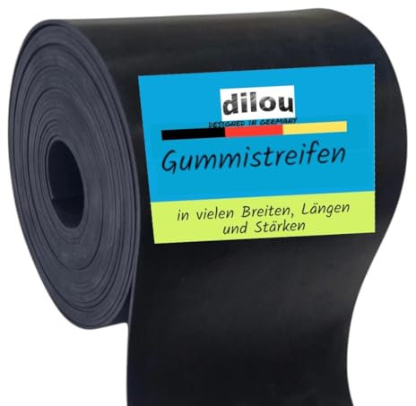 2000mm x 200mm x 5mm Gummistreifen Gummi-Matte-Platte Vollgummi Schürfleiste Hartgummi