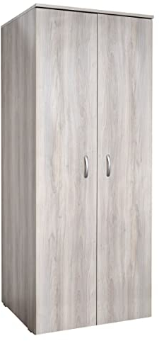 Yellowshop - Mobile a colonna porta lavatrice e asciugatrice con ante PRIME Bianco, Rovere Olmo, Rovere Well (Rovere Olmo)