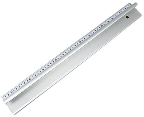 SPRINTIS Schneidelineal 105 cm, Aluminium, Sicherheitslineal mit Fingerschutz, Stahlkante und Anti-Rutsch-Beschichtung für präzise Schnitte
