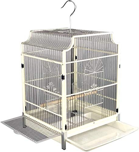 Vogelkäfig Reise-Papageienkäfig, Geschenk für Vogelliebhaber Edelstahl-Papageien-Vogelkäfig, zum Aufhängen, exquisites Taubennest, kleines Apartment-Vogelhaus