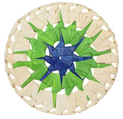 HERSIG - Salvamantel Individual Verde | Mantel Individual Palma - 20 cm