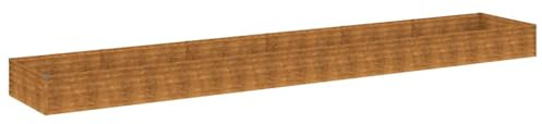 vidaXL Lit surélevé de Jardin 579 x 100 x 36 cm Acier corten