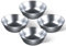Txmyxgs Mini Bowls Set of 4 Dip Bowls, 70ml Stainless Steel Dipping Bowls,Home Seasoning Dish, Spice Bowl Seasoning Serving Cups for Snacks Sushi Appetizer Fruit,Silver