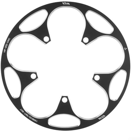 Protection de plateau de vélo 130BCD - Anneau de protection pour chaîne de vélo - Pour dents : 50T-54T 56T-60T (50T-54T Noir)