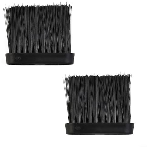 HOHOVYVY Kaminbürste,Kaminbesen,Ersatzbesen Mit Kunststoffgriff Kaminbesen Ersatz-Herdbürstenkopf Nachfüllpackung(S-2pcs)