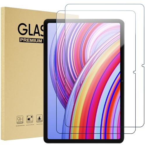 ProCase 2 Unidades Protector Pantalla para Xiaomi Redmi Pad Pro 12,1 Pulgadas 2024/ Redmi Pad 2 Pro 12.1 2025 Vidrio Templado 9H, Lámina Antirrayas y Transparente