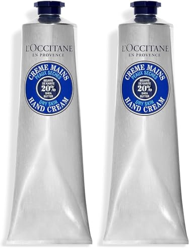 L'OCCITANE - Handcreme Sheabutter - 150 ml - Trockene Haut - In Frankreich hergestellt (Packung mit 2)
