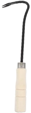 ibasenice Désherbeur Manuel Professionnel Acier avec Manche Outil de Désherbage pour Débutants Arracheur de Mauvaises Ergonomique et Pratique