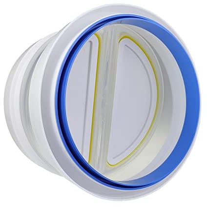 Clapet Anti-Retour for hotte de Cuisine Compatible avec Les canalisations de 150/160/180 mm, Double Sortie d'air à Commande par tête(Style C)