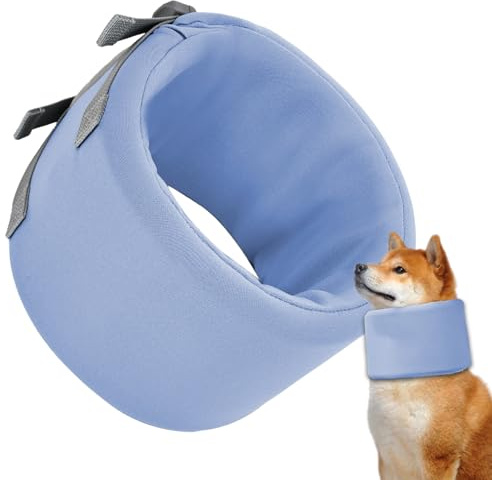Hundehalskrause Für Hunde Zum Verhindern Von Lecken - Atmungsaktiver Anti-Biss-Schutz - Verstellbarer Anti-Leck Weicher Hundekegel | Für Mittelgroße Und Große Rassen Welpen Kätzchen Katzen Indoor