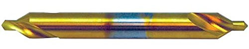 KEO 26040-TiN Kombinierter Bohrer und Senker, 1,27 cm Schnittdurchmesser 60 Grad, 10,2 cm Schnittlänge, 10,2 cm Länge, HSS, unbeschichtet, Long Series, 12 Stück