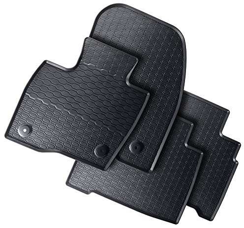 GEYER & HOSAJA Gummifußmatten 876/4C kompatibel mit Ford Galaxy Mk3 5 per. (2015-2023) und Ford S-Max II (2015-2023)