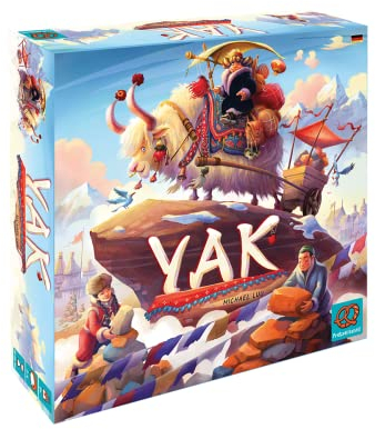 Pretzel Games | Yak | Familienspiel | Brettspiel | 2-4 Spieler | Ab 8+ Jahren | 45+ Minuten | Deutsch