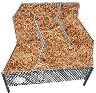 Bandeja de ahumador de pellets de acero inoxidable,Generador de humo frío laberinto - Bandeja de ahumadero de pellets de acero inoxidable, perfecta para humo frío o caliente, fácil en Tombay