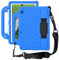 Kids Case For Huawei MediaPad T5 10 Inch, EVA Foam Diamond Pattern, Hand Stand Shoulder Strap, Lightweight Shockproof Protective Tablet Case, Blue