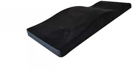 ENDELLE Lash Bed Topper,Curvy Massage Foam Cushion for Salon, Ergonomic Massage Topper with Removable Cover-70×23