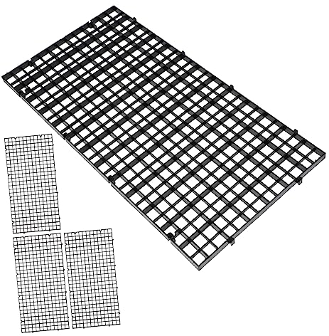 Didiseaon 4pcs Aquarium Divider Fish Tank Partition Board for Isolation Easy Installation Filter Tray for Healthy Aquatic Environment