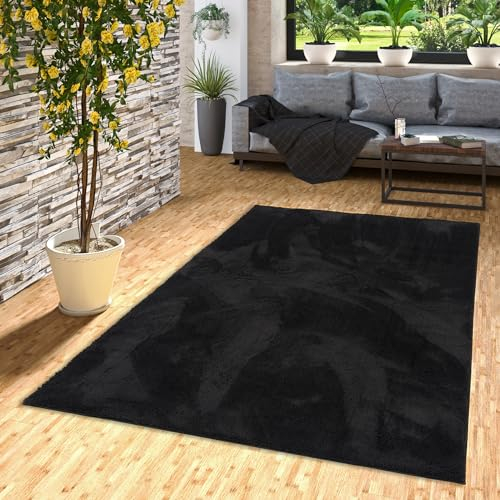 Pergamon Luxus Super Soft Hochflor Langflor Shaggy Teppich Einfarbig Wohnzimmer Schlafzimmer Kinderzimmer
