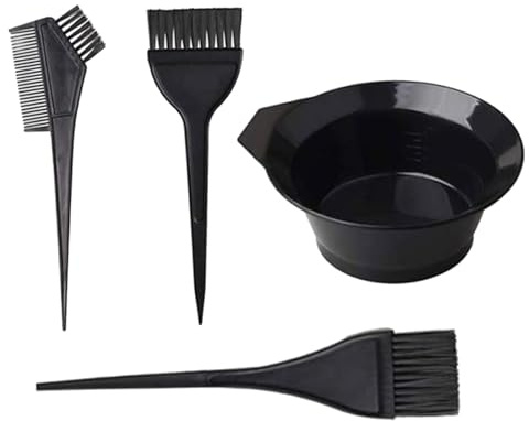 Set di ciotole colorate per capelli, ciotola e pennelli, set di strumenti per la tintura dei capelli, strumento per colorare i capelli, per parrucchieri, tinture per la casa, saloni, spa