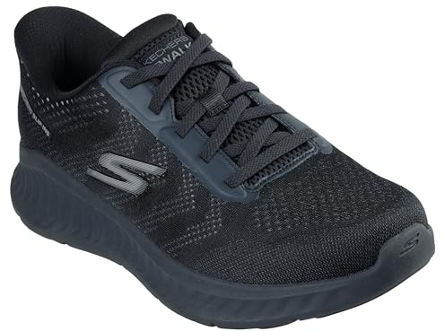 Skechers herr GO Walk Now Payton sneakers, svart, 8.5 UK, Svart, 42.5 EU