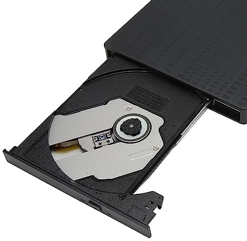 MENDUNER DVD Laufwerk Extern, Externe Optische Laufwerke, Externes CD DVD Laufwerk, USB 3.0, Typ C, Dual Schnittstelle, Leise, Schnelle Übertragung, CD DVD Brenner Lesegerät für Laptop