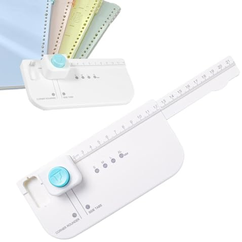 Punzonatrice a linguetta, fustellatrice per etichette, per la produzione di etichette in 4 misure, per scrapbooking, planner, planner, bullet journals