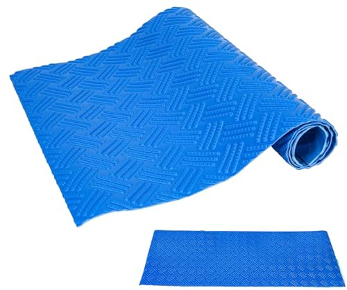 Opdestn Swimming Pool Ladder Mat | Non-Slip Texture Pad | Cuttable Protective Anti-Slip Mat for Safety Home Kitchen Outdoor Protection Surfaces Bathroom