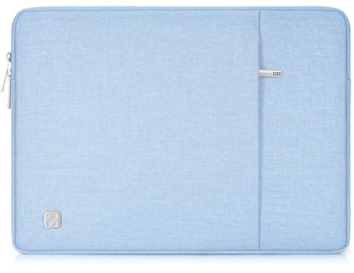 NIDOO 11 Inch Tablet Sleeve Case Protective Carrying Bag Cover for 11 iPad Pro M5 / Air M3 / A16 / 10.9 iPad 10 / Tab M11 / Chromebook Duet/MatePad Pro/Galaxy Tab S9 / A8, Light Blue