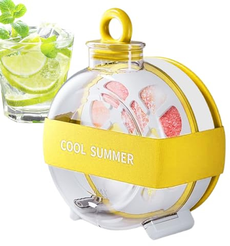 Bac À Glaçons - Tasse À Glace Pilée | Plateau Cube Avec Couvercle | Moule Réutilisable À Dégagement Facile 12x7x15,9 Cm | Refroidissement Optimisé Facile À Nettoyer | Pour Le Lait Boissons Rafraîchiss