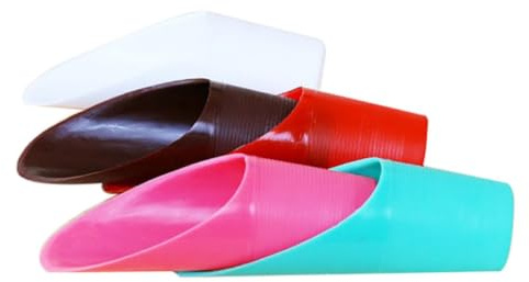 IDEANATEGRATE Set 5pezzi Paletta da Giardinaggio in Plastica per Bonsai e Piante, Facile da Pulire, per Rinvaso e Diserbo, Strumenti per Terriccio e Piantine Colore Casuale