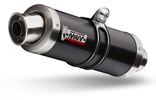 Mivv S.004.LXB SUZUKI SV 650 1999 AUSPUFF SLIP-ON EXHAUST GP STEEL BLACK