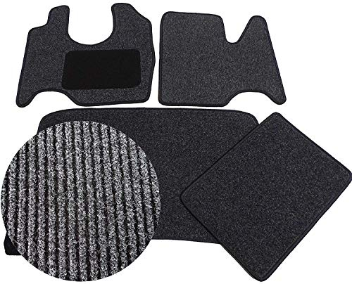 Mertex Automatte Autoteppich Robust anthrazit meliert 92004-R-A (4-teilig, schwarz)