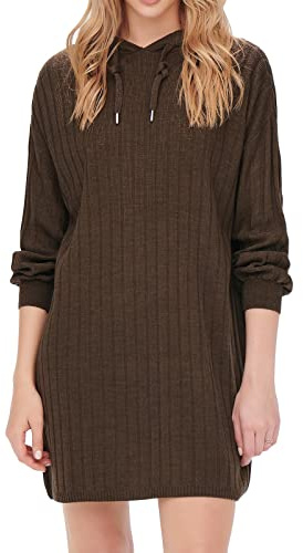 ONLY ONLTESSA Carey L/S Hood Dress KNT