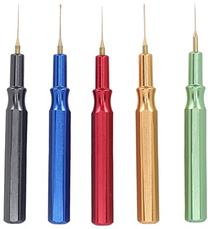 Uhren-Reparatur-Öl-Set,Uhrenöl-Werkzeug, Uhrenöl-Stift, Uhrmacher-Reparaturwerkzeug, 5 Stück Uhren-Schmierölölöl-Öl-Stift, Zubehör für Uhren