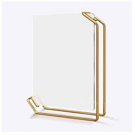 Fotorahmen/Bilderrahmen Acryl -Fotorahmen Metallfotos Rahmen Nordische Fotorahmen for Hochzeitsfeiern Bilderrahmen for Desktop -Büro -Fotodekoration Leerrahmen ( Color : Golden , Size : 15X20cm 6X8inc