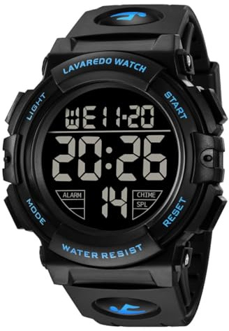 BEN NEVIS Herren Uhren Digital Sport Outdoor Armbanduhr 5 ATM wasserdichte | Wasserdichte Uhr mit Alarm, Kalender, Stoppuhr und stoßfestem Design für Outdoor Aktivitäten