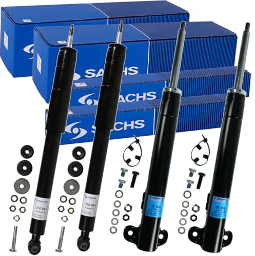 4x Sachs Stossdämpfer vorne+hinten Standard | 115 069 316 944 Kompatibel mit 124 Coupe (C124),124 Stufenheck (W124),E-Klasse (W124),E-Klasse Coupe (C124)