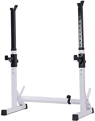 GKJHTED Langhantelablage, Kniebeugenständer, Bankdrückablage, Kniebeugenablage, verstellbare Bankdrückablage, stabile Langhantelablage, Krafttrainingsgeräte, Indoor-Fitnessgeräte
