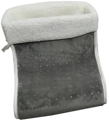 Giwnhvx Scaldapiedi Elettrico per Ufficio e Casa, Cuscino Riscaldante Elettrico Doppio Lato per Piedi, Spina UE - B