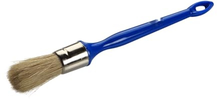 Brocha Redonda con Casquillo de Acero Inoxidable nº 16, Ideal para Pintura precisa y Detallada en diversas Superficies.