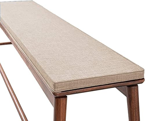 Set di 2 cuscini per panca da esterno, 100 x 35 x 5 cm, impermeabili, spessi, imbottiture in schiuma per dondolo da giardino, comodi e confortevoli.