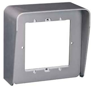 Custodia con visiera Citofono a Parete Antipioggia per 1 Modulo con telaio Sinthesi Urmet 1148/311