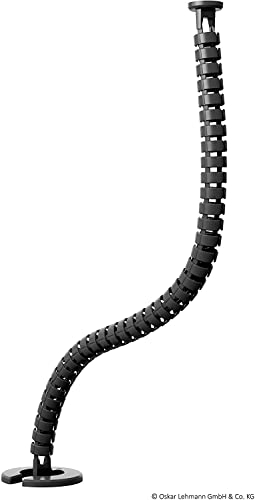 Kabelführung rund Kaba 35 Länge:1240 mm Kabelschlauch Made in Germany (Schwarz)