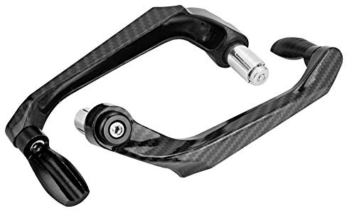 Akozon Paraleve Moto, Protezione Manubrio Universale 7/8 Pollici, Protezione Frizione Freno Moto Adatta per Moto, Auto Elettriche, Mountain Bike con Diametro del Manubrio di 7/8(22mm)(Nero)