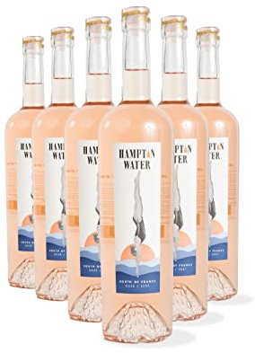 Gérard Bertrand Hampton Water 2025 – Vin Rosé AOP Languedoc 6x75cl | Gérard Bertrand x Jon Bon Jovi | Rosé Premium Élégant et Fruité | Lifestyle Méditerranéen