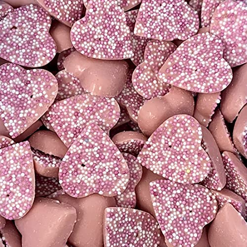 Pink Hearts 2kg Share Bag by The Gourmet Sweet Company